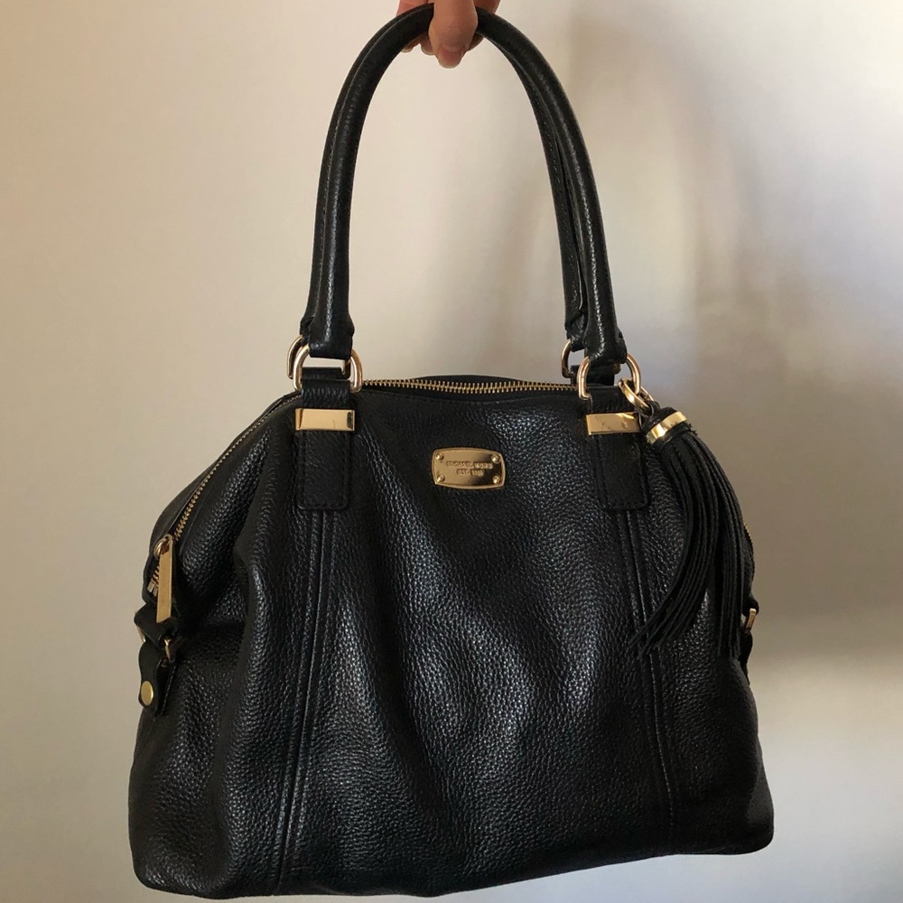 Michael Kors Black Leather Bag